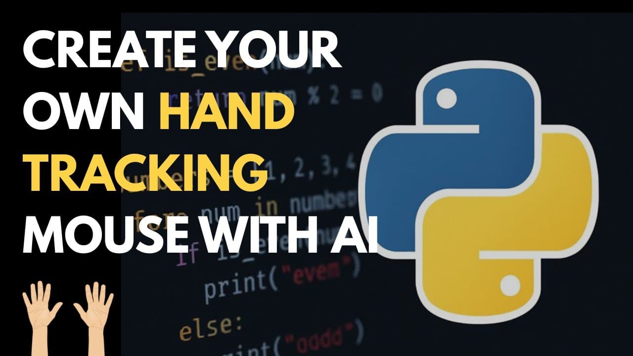 Create Your Own Hand Tracking Mouse with AI